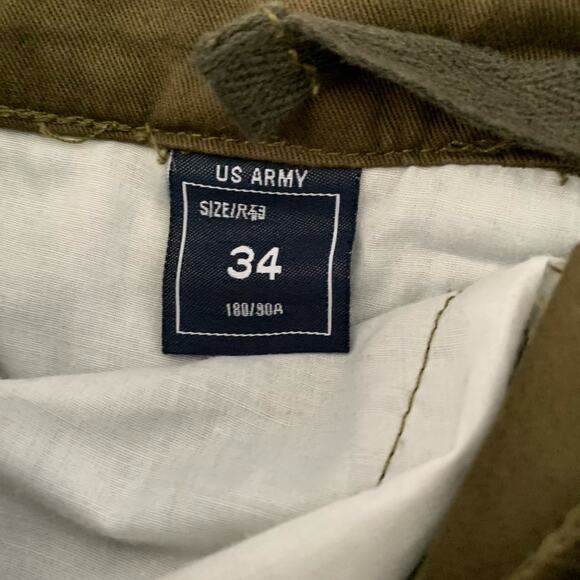 AK Army New York Utility Pants Mens 34x31 Cargo Pockets Ankle Ties Drawstring - Picture 2 of 6